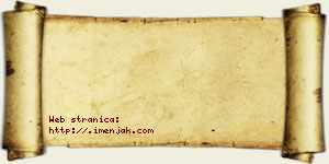 Žaklina Miljojković vizit kartica